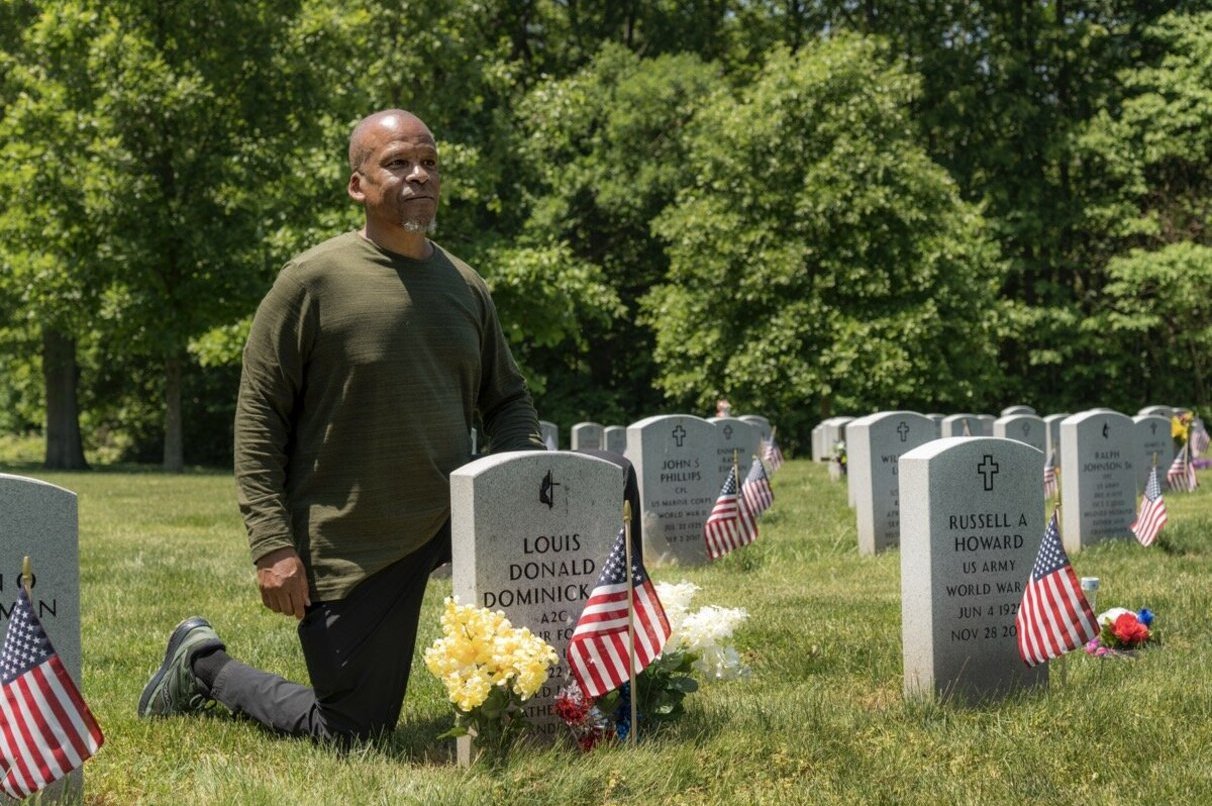 Veterans Section at Lake View Cemetery